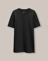 Playera Larga Slim Lila,NEGRO